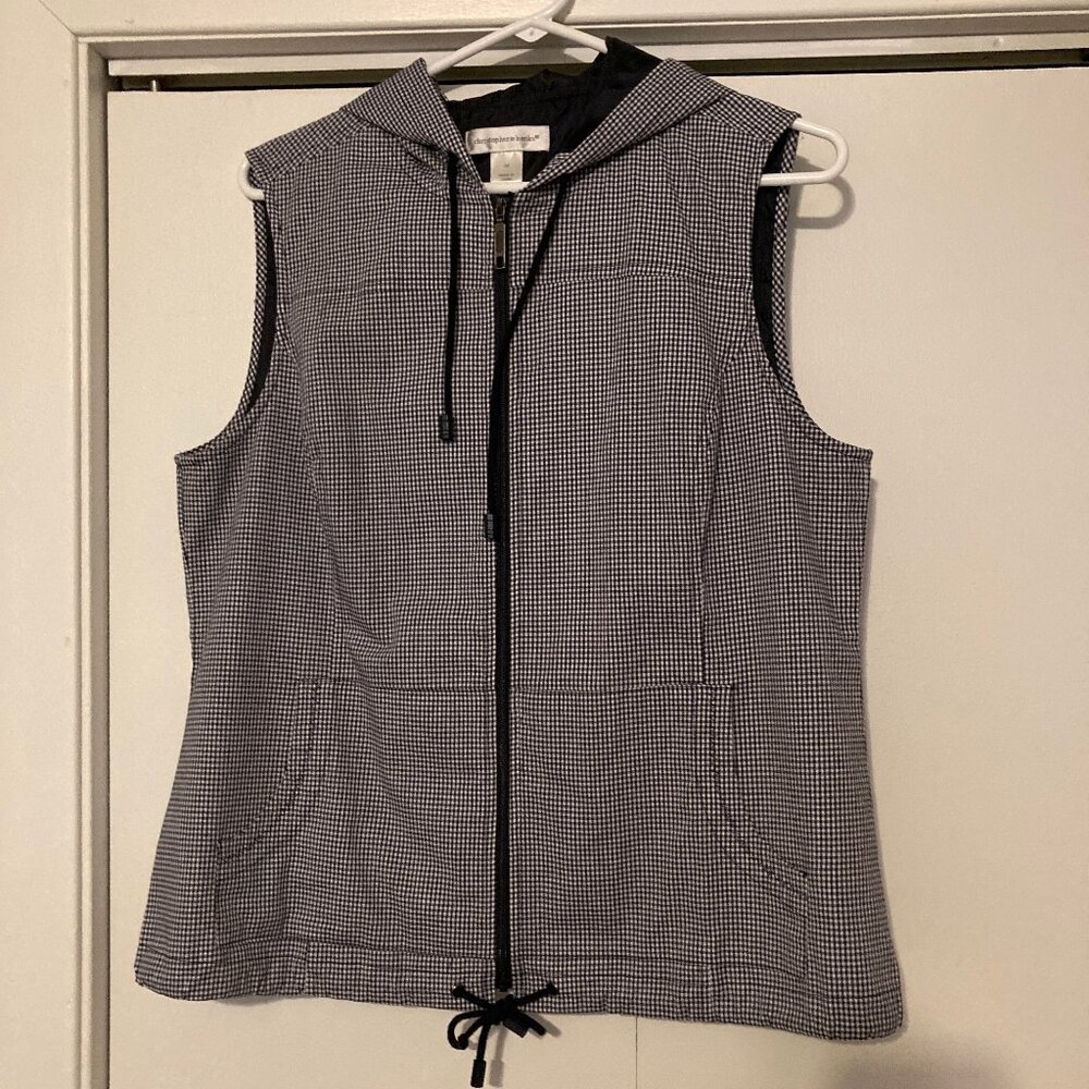 Zip Front Hooded Vest